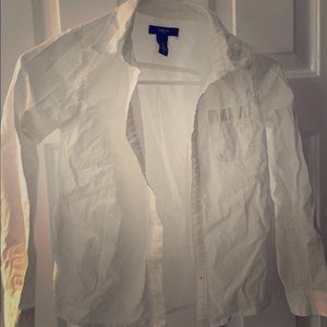 💋 $3 for $25 💋 Girls white oxford by Gap Kids EUC